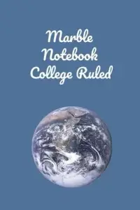 在飛比找博客來優惠-Marble Notebook College Ruled: