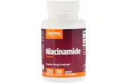 Jarrow Formulas Niacinamide Flush Free ATP Energy Production 250mg 100 Capsules