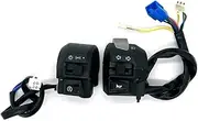 TKTGNVNZKA 1 Pair Motorcycle Switch Horn Turn Signal Headlight High/Low Beam Light Start Fit for Yamaha YBR125 YBR 125 YBR250 2002-2013