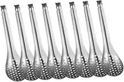 OFFSCH 8 Piece Stainless Steel Fish Roe Colander Set Sieve Spoon Serving Spoon Cooking Utensils for Buffet