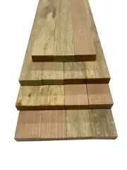 Pack Of 15,Cherry,White Limba,Spalted Tamarind Lumber Boards Blocks 3/4"x2"x16"