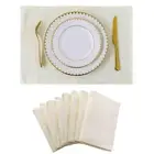 Placemats Set of 8 Dining Table Placemat Washable Place Mats 13 x 19 inches C...
