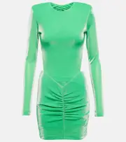 [Rotate] Rotate Ruched minidress AU 14 green