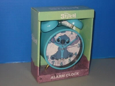 Stitch Twin Bell Alarm Clock Disney Official Licensed Factory Sealed