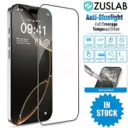 For iPhone 12 13 14 15 16/e Pro Max Plus Anti-Blue Light Glass Screen Protector