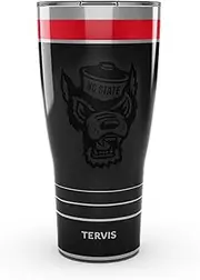 Tervis Traveler NC State Wolfpack - Night Game Triple Walled Insulated Tumbler Travel Cup Keeps Drinks Cold & Hot, 30oz, Stainless Steel