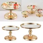 Metal Cake Plate Stand Tray Wedding Birthday Party Cupcake Display Tray Holder