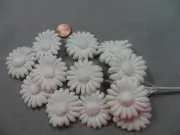 Vintage Millinery 12 White Daisy Cluster - 1 1/2” Flowers