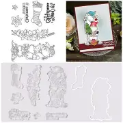 Stamps and Dies for Card Making DIY Scrapbooking Arts Crafts Stamp Card Makin...