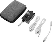 CATIEBYE 1 Set Sound Card Mixer Wired Accessories Mobile Phone Mixer Monitor Sound Card Portable Sound Card Adjustable Adapter Computer Sound Card Dj Mixer Monitor Mixer Metal Black