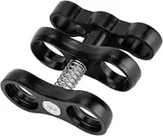 Underwater Clamp Diving Light Adapter Mount for - Aluminum Alloy Clip