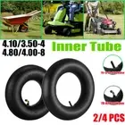 2/4x Black Inner Tube Tyre Tire for Truck Hand Cart Wheelbarrows Lawn Mower AU