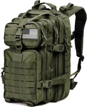 45L Large Military Tactical Backpack Army 3 Day Assault Pack Rucksack Amy Green
