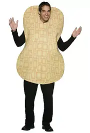 Peanut Snack Adult Costume Halloween Rasta Imposta