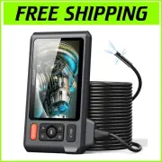 Waterproof 1080P Borescope with Large IPS Screen & Triple Lens for Inspections