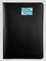 Tiger A3 Premium Black Zip Up Presentation Display Book Folder Portfolio - 20 Pocket (40 Views)