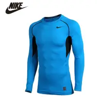 在飛比找蝦皮購物優惠-(XL) Nike PRO  長袖 排汗 厚訓練 藍 659