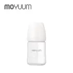 MOYUUM 韓國 寬口矽膠玻璃奶瓶150ML (0M+)