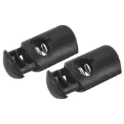Plastic Cord Locks (0.3")47pcs, Single Hole Spring Cord Locks End Toggle