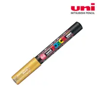 在飛比找誠品線上優惠-uni POSCA PC1M.25水性簽字筆/ 極細/ 金