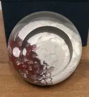Glass Eye Studio Celestial Series Mercury Glass Glows Paperweight Box