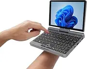 11 Mini Laptop, 8.0 Inch Touch Screen Ultra Light Mini Industry Laptop, Alder Lake CPU, 12G LPDDR5 4800MHz Micro PC, Dual Band WiFi, USB3.0 Portable Laptop Computer,