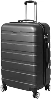 [Slimbridge] 28" Inch Luggage Suitcase Carry On Luggage, Trolley Travel Packing with Built-in Lock, Hard Shell Wheels 360°Spinner Luggages Suitcases, Easy Carry Bag, Dark Grey