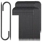 12 Inch Rebar Stakes 50 Pack Heavy Duty Galvanized Ground Anchors