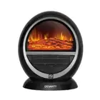 Devanti Electric Fireplace Fire Heater 3D Flame Effect Indoor Ambiance 1500W