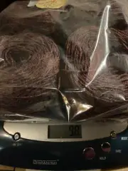 Unbranded Dk Brown Yarn Lot Of 4 Skeins 9.8 Oz