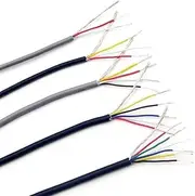 5m Shielded Wire, 32AWG, 30AWG, 28AWG, 26AWG, 24AWG, 22AWG, 20AWG, Audio, 2, 3, 4, 5, 6, 7 Wires, Headphone Control, Copper Signal Cable, UL2547 (Color : Black, Size : 26AWG X 5METER_5