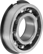 X AUTOHAUX 6205NR Deep Groove Ball Bearings 0.98"x2.05"x0.59" P6 Open Type Lubricated Bearings 1 Pc Car Scooter Skateboard Wheel Universal Silver Tone