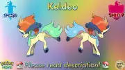 ⚔️Shiny Non-shiny Keldeo 6IV️Pokémon Sword Shield HOME (Legal)