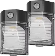 2x Luz de pared LED Dusk to Dawn Luz de inundación de seguridad a prueba de agua