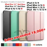 Lightweight Shockproof Smart Cover Case iPad 9 8 7 6 5 4 3 2 Gen Air Mini Pro 11