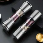Double-head Spice Grinder Manual Salt Mill Pepper Grinder Restaurant