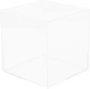 FOMIYES Clear Tabletop Aquarium Acrylic Fish Tank Small Betta Fish Tank Aquarium Bowl