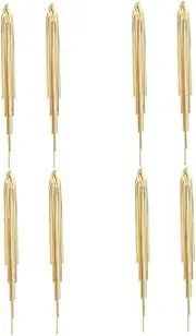 [SHERCHPRY] 4 Pairs Stylish Earrings Gold Earrings for Women Tassel Tassel Ear Jewelry