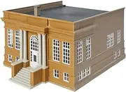 Walthers Cornerstone HO Scale Model Public Library Kit, 8-1/2 x 6-1/2 X 4-3/4" 21.5 x 16.5 x 12cm