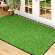 Artificial Turf Rug, 3x5 Ft Realistic Grass Mat, Indoor/Outdoor Rug Green Tur...