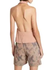 NWT RRP $550 Sass & Bide PAST TIMES Backless Tapestry Vest Size 36 6 Free Post