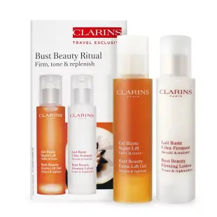 CLARINS 克蘭詩 美胸套組(美胸霜50ml+美胸精華50ml)-國際航空版-期效202412