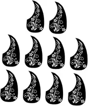 ERINGOGO 10pcs Acoustic Guitar Pickguard Scratch Plate Replacement for Folk Guitars Durable Lightweight Protection for Musicians Easy to Clean Maintain