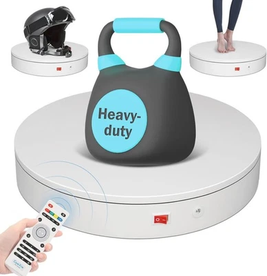 12.6In Remote Motorized Electric Turntable Rotating Display Stand Rotating Platf