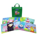 【英國進口套書】PEPPA PIG GREEN BAG COLLECTION (10平裝附綠色書袋)