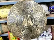 Extra Large Gong - Healing Variation Meditating Yogi with Auspicious Symbols