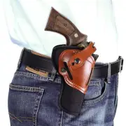 DeSantis The Wild Hog Hybrid Gun Holster, Fits S&W L Frame 4”, Ruger GP100 4”...