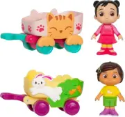 CoComelon Lane Nina’s Bunny Buggy & Cece’s Kitty Cart
