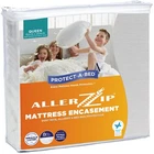 Mattress Protector Encasement +2x Pillow Protectors Protect.A.Bed Allerzip QUEEN