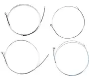 4 PCS Violin Strings for 1/2 Violins Magnesium Aluminum Wound versal Full Set (GDAE) Fiddle String Silver pe 2